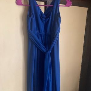 Child blue dress